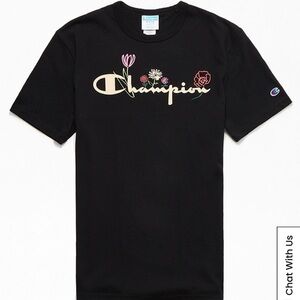 PacSun Men’s Champion Flowers Printed Tee Shirt Size Small
